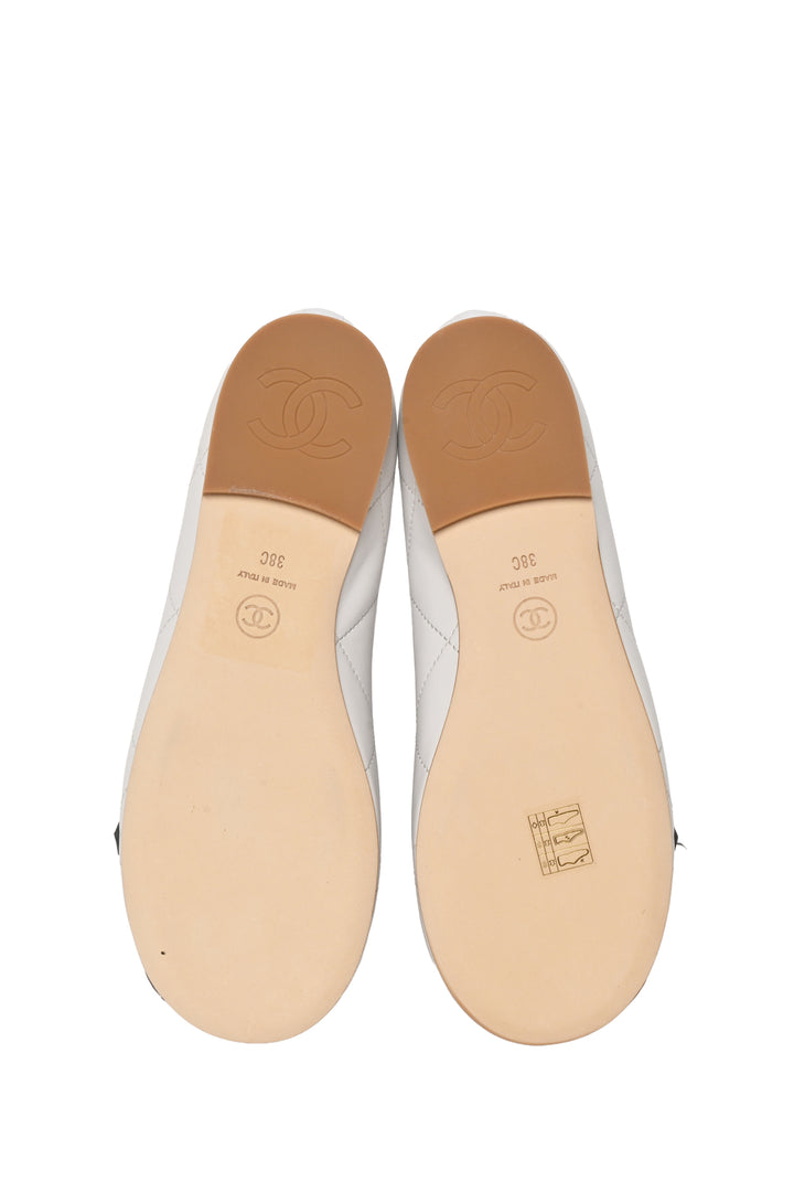 Chanel Size 38 2026 Coco Beach Collection Ballet Flats