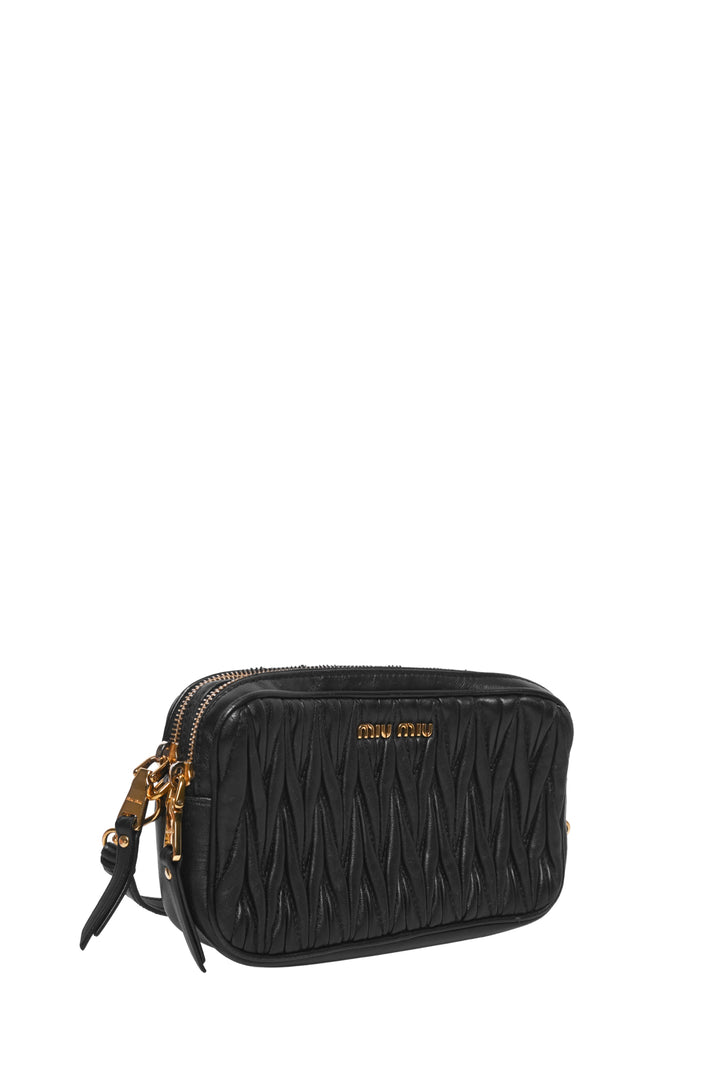 Miu Miu Nappa Matelasse Crossbody