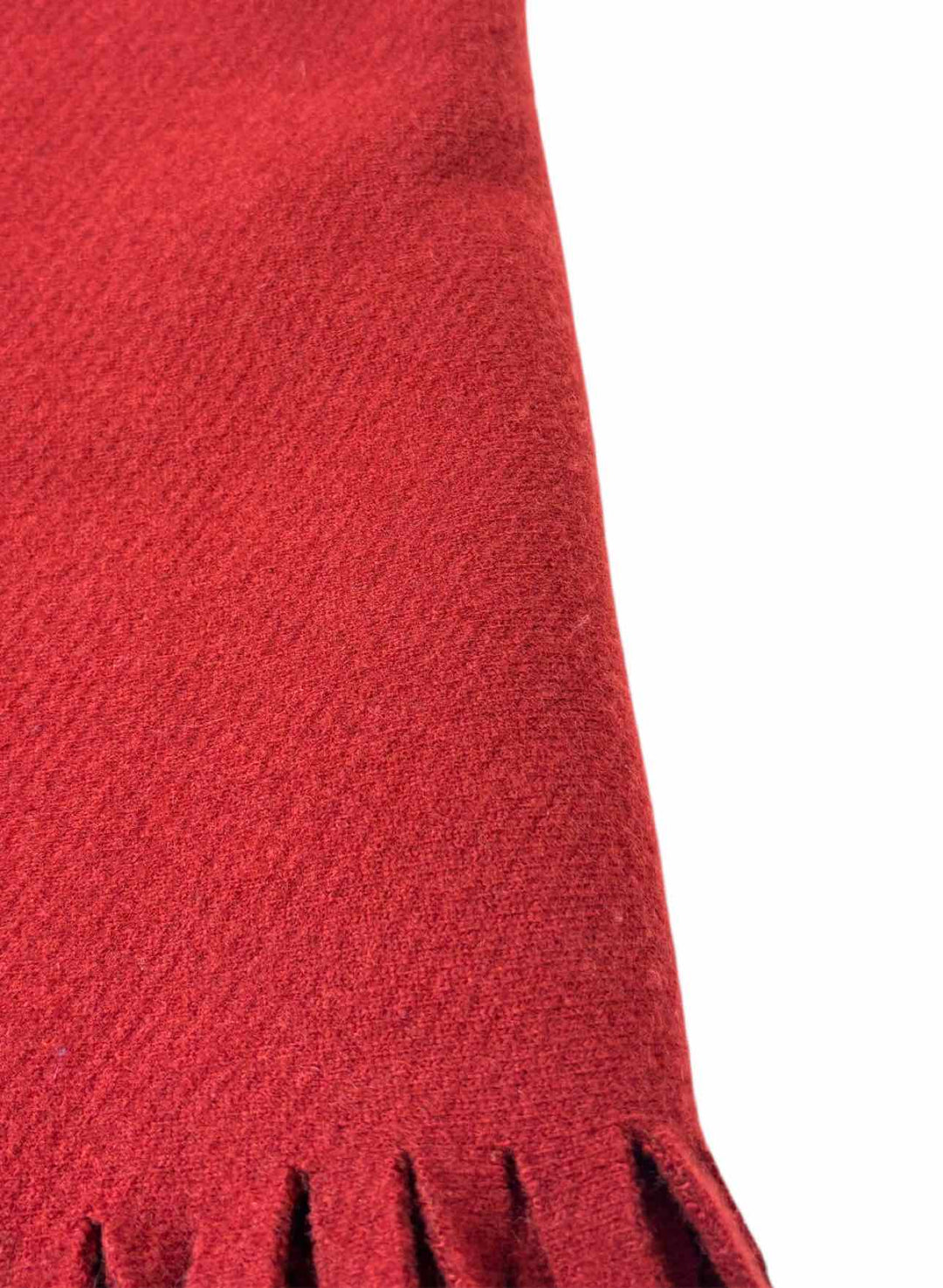 Burberry Fringe Wool-Blend Scarf