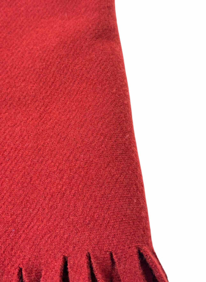 Burberry Fringe Wool-Blend Scarf