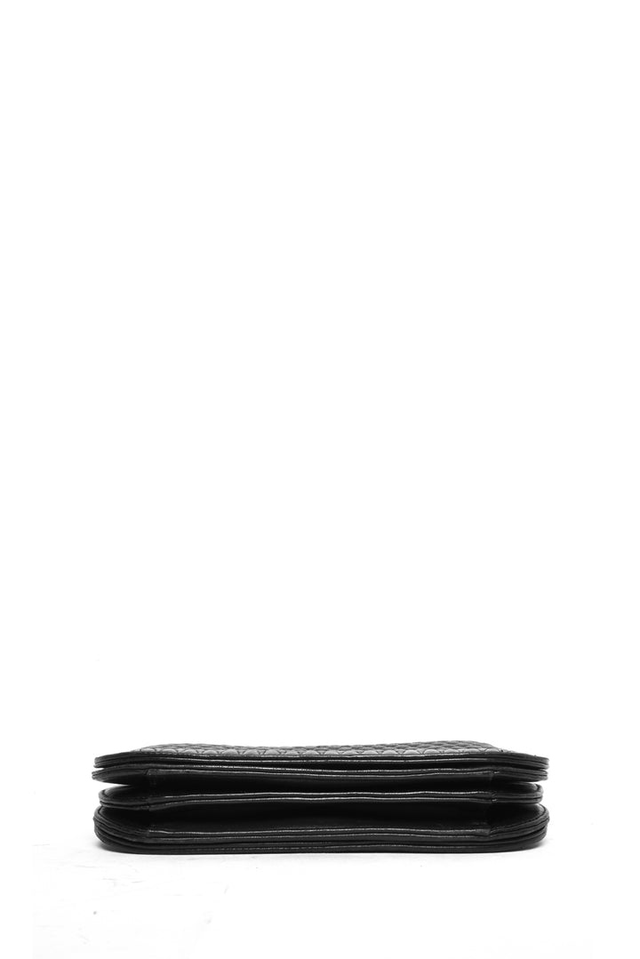 Bally Vintage Quilted Leather Top Handle Purse