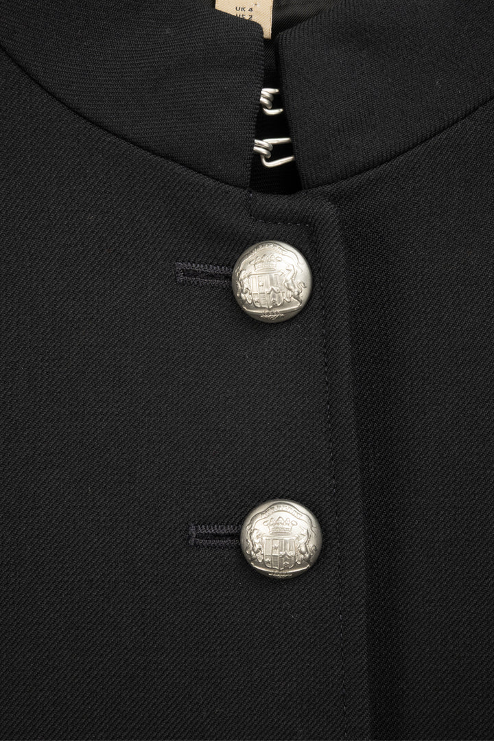 Burberry Size 2 Ridgeton Wool Military Jacket