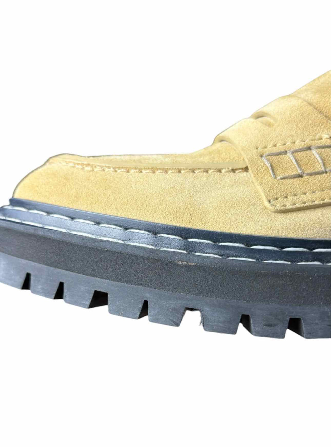 Proenza Schouler Size 38.5 Suede Lug Sole Loafers
