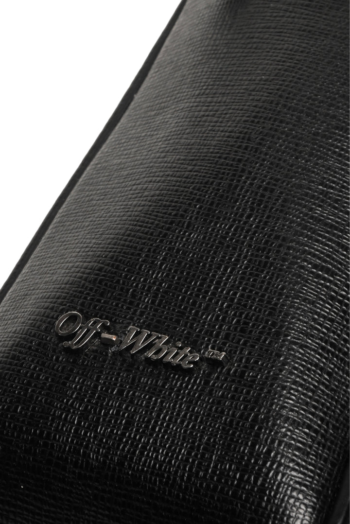 Off White Diagonal Binder Clip Crossbody