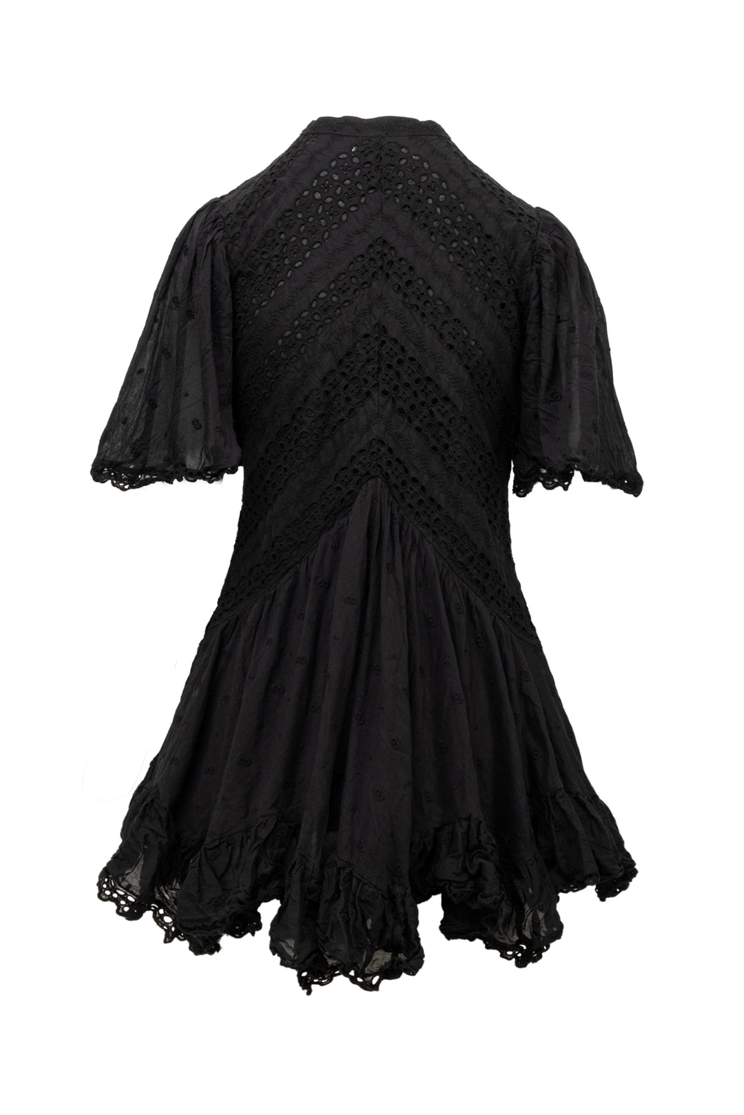 Isabel Marant Etoile Size 38 Slayae Embroidered Cotton Mini Dress