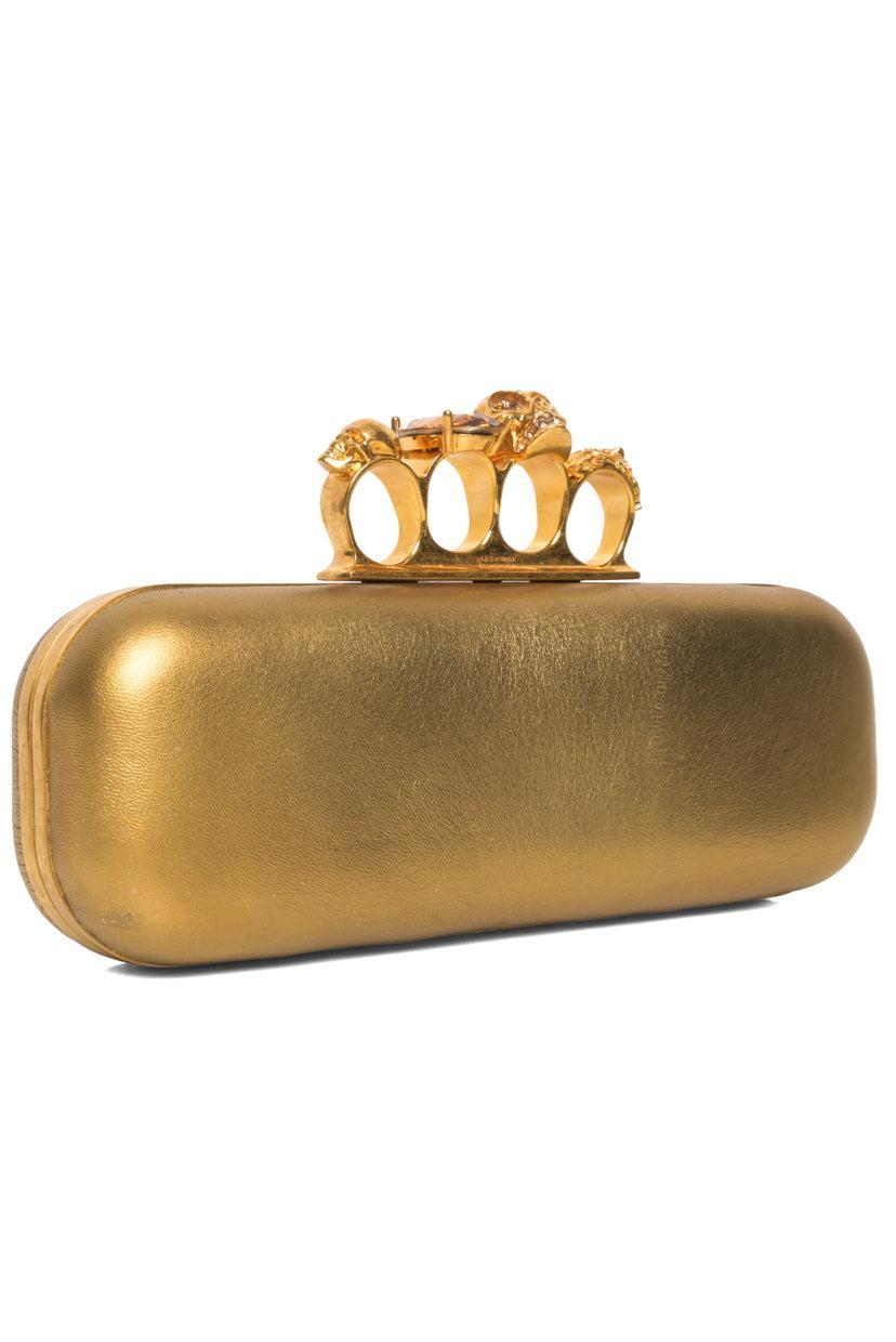 Alexander Mcqueen Skull Knuckle Duster Clutch