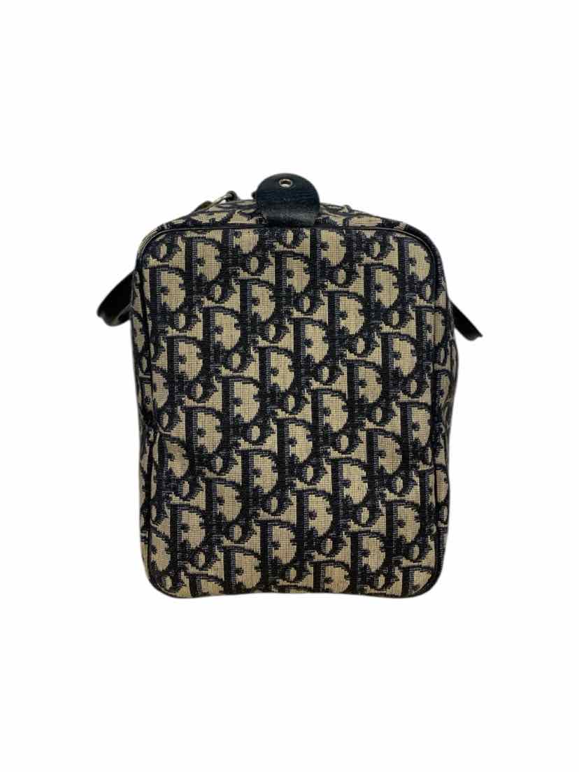 Dior Vintage Trotter Boston Canvas Bag