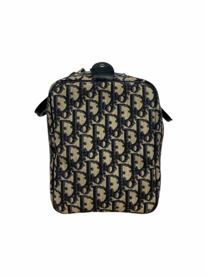 Dior Vintage Trotter Boston Canvas Bag