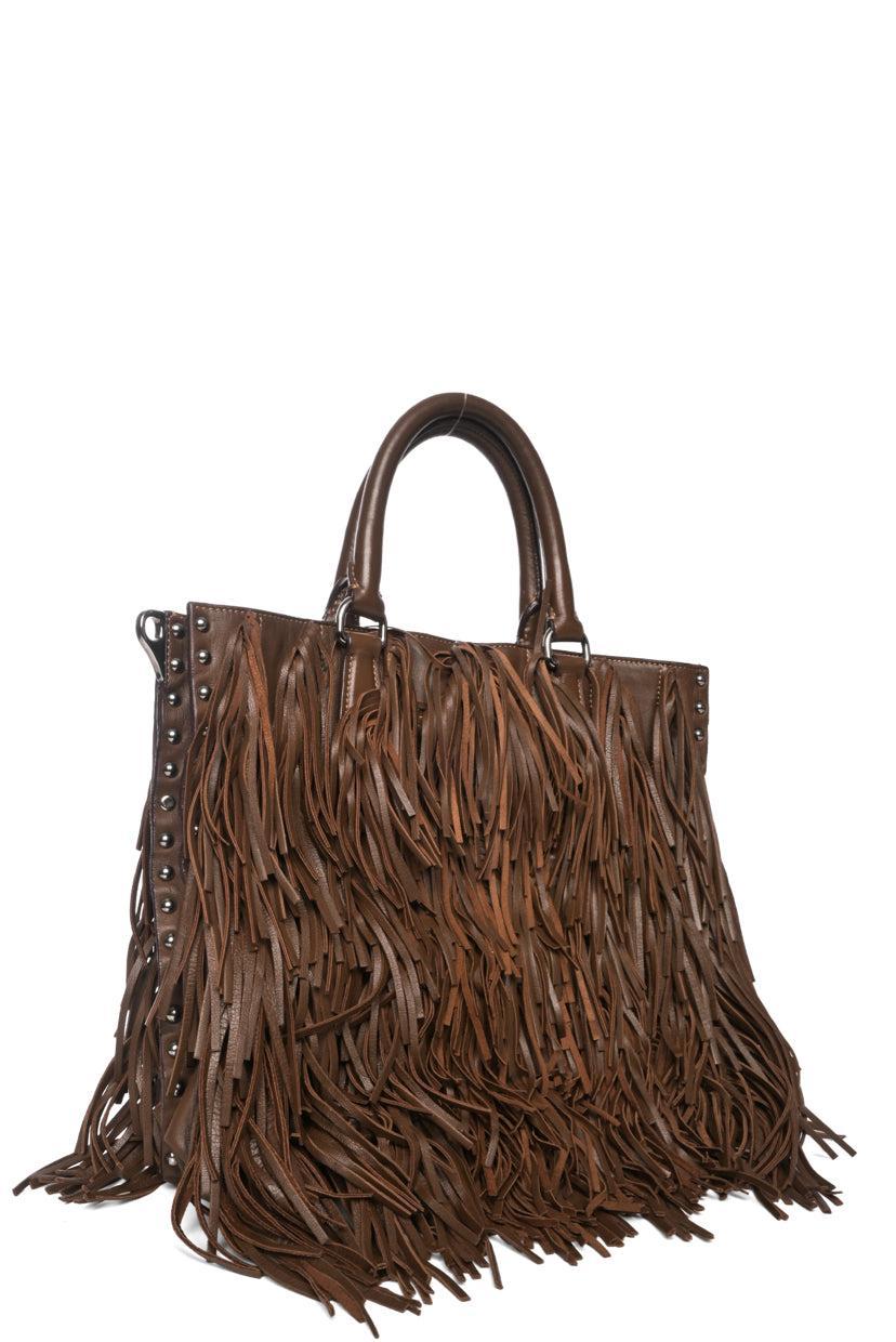 Prada Nappa Fringe Tote