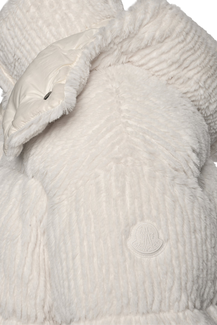 Moncler Size 1 Daos Quilted Fuzzy Corduroy Down Jacket