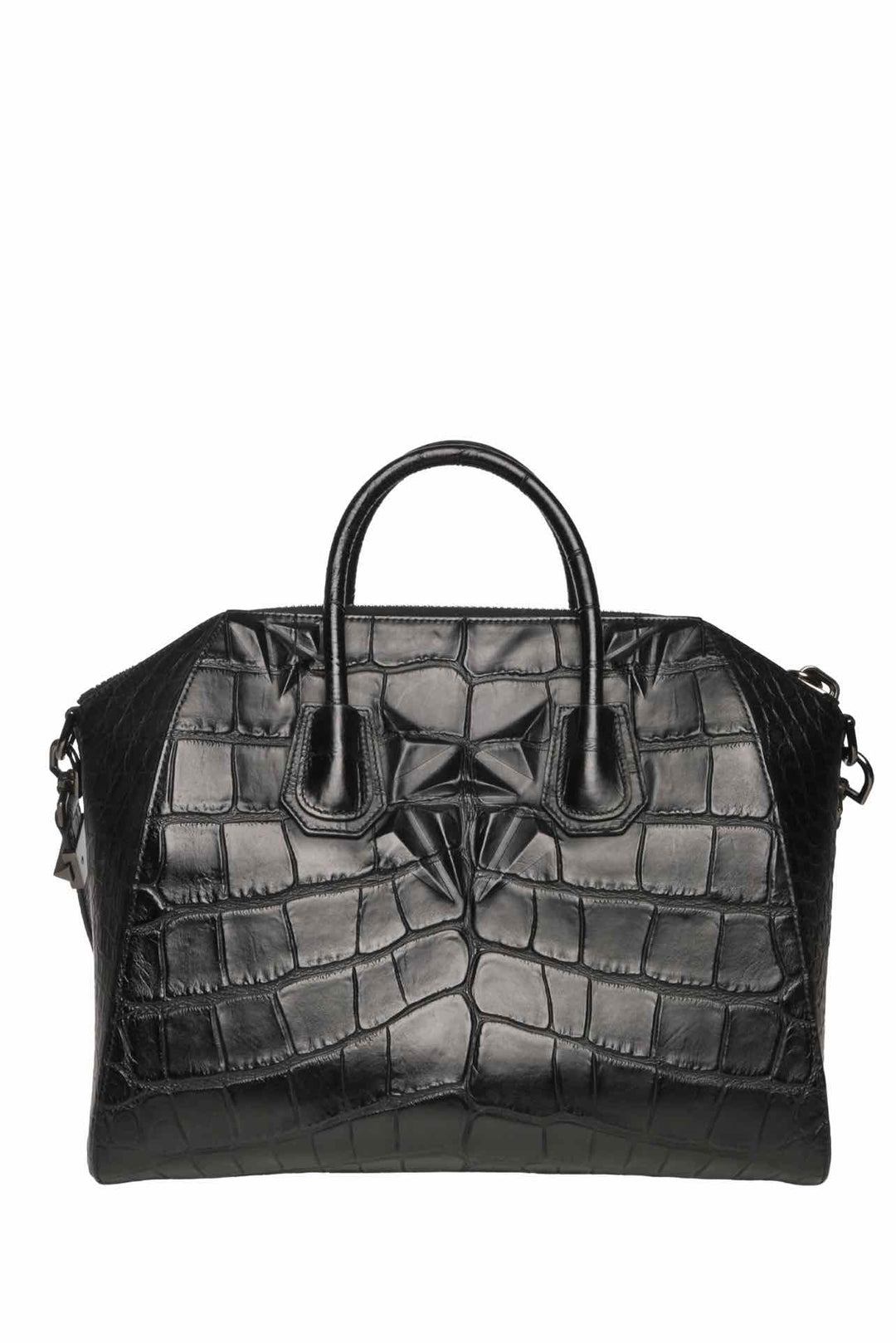 Givenchy Medium Croc Embossed Leather Antigona Tote