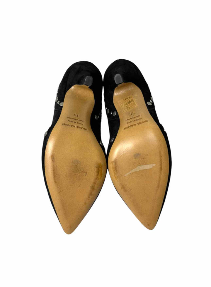 Isabel Marant Size 36 Ponroe Studded Suede Pumps