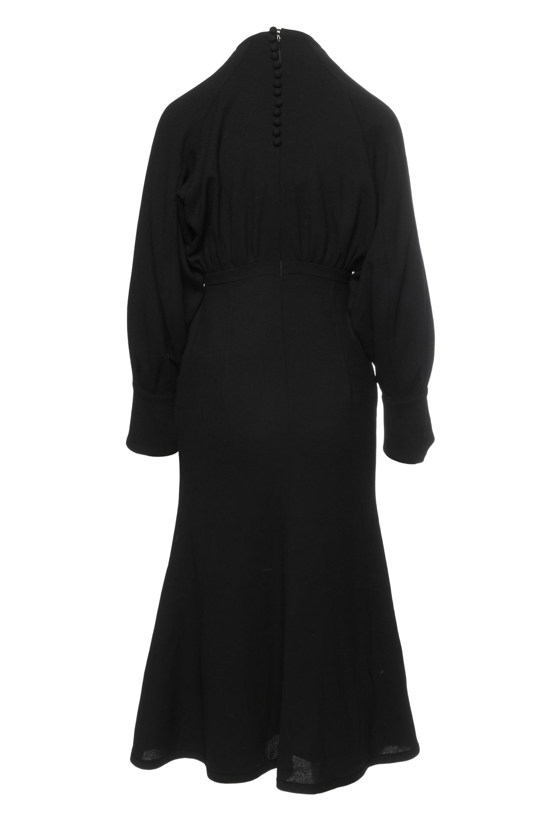 Mame Kurogouchi Size 1 Wool Georgette Flare Dress