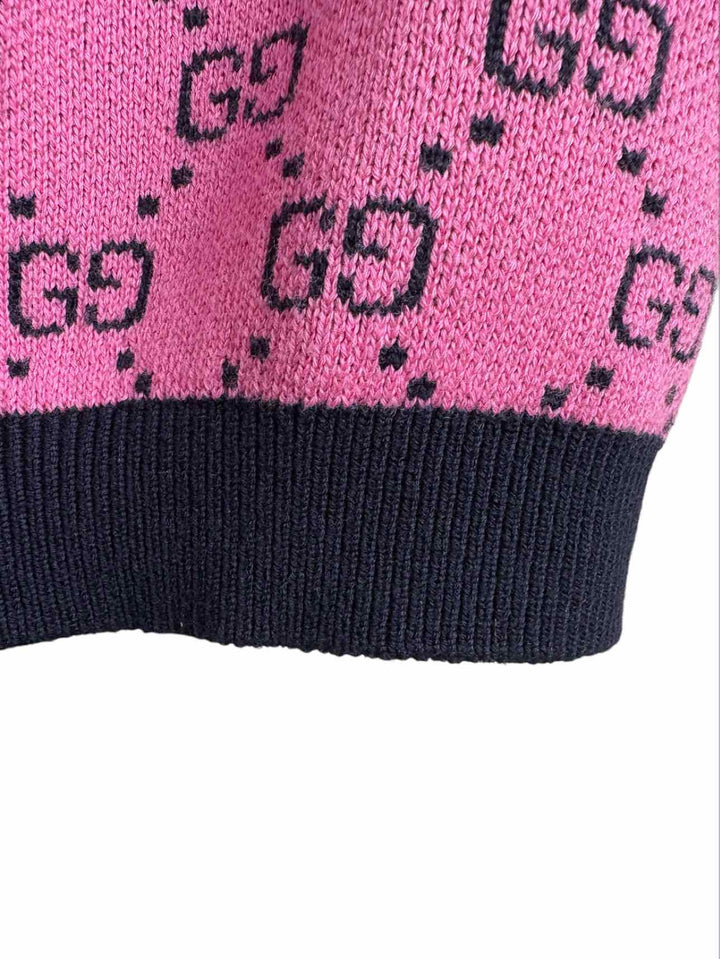 Gucci Size M GG Monogram Wool Blend Sweater