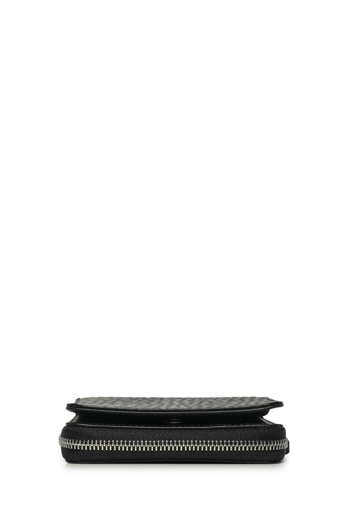 MCM Visetos Coated Canvas & Nappa Leather Compact Wallet