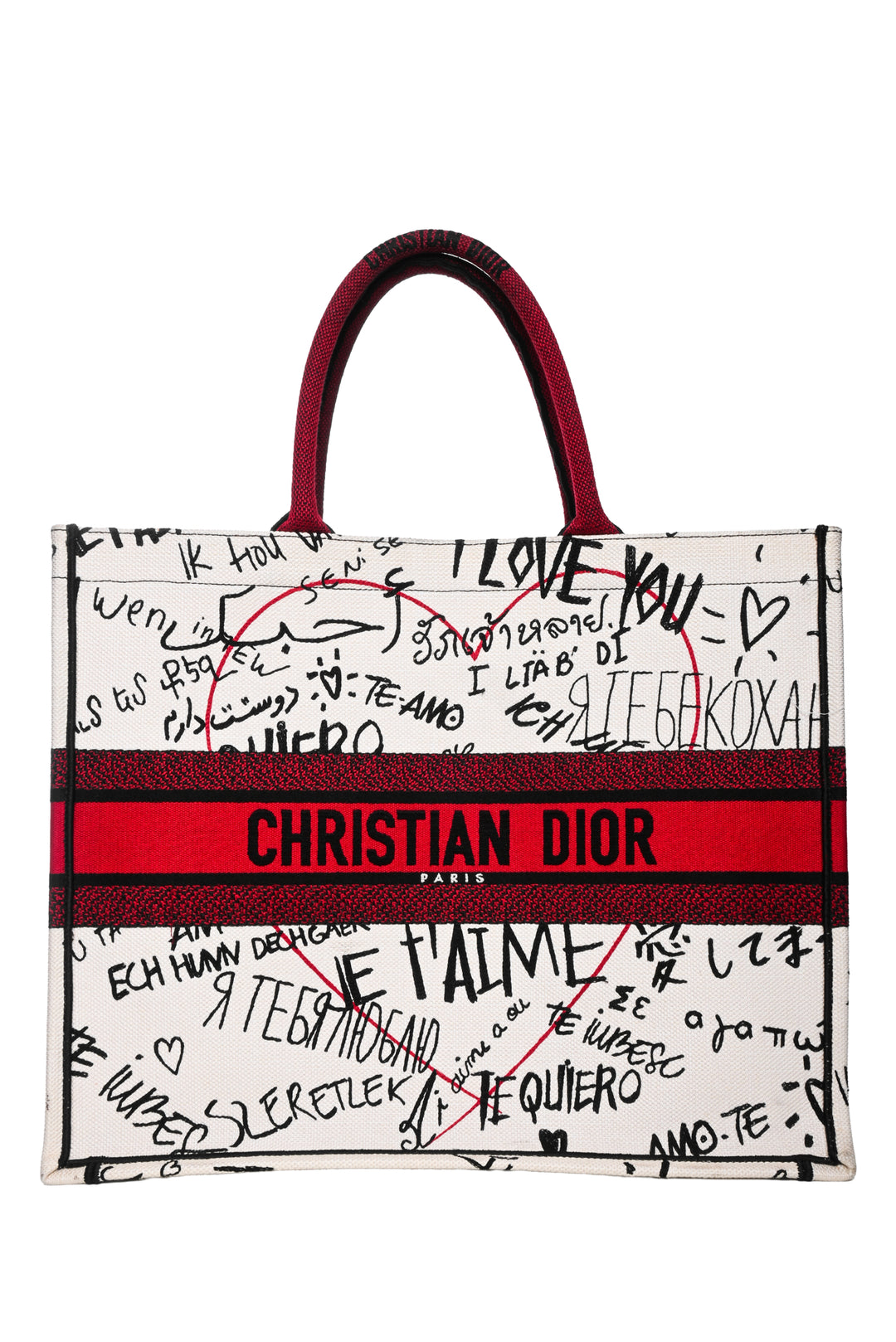 Dior Large Graffiti Book Tote