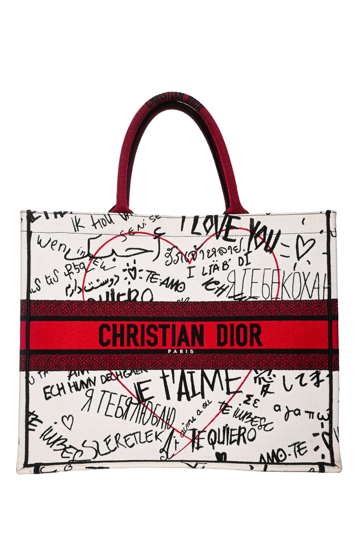Dior Large Graffiti Book Tote