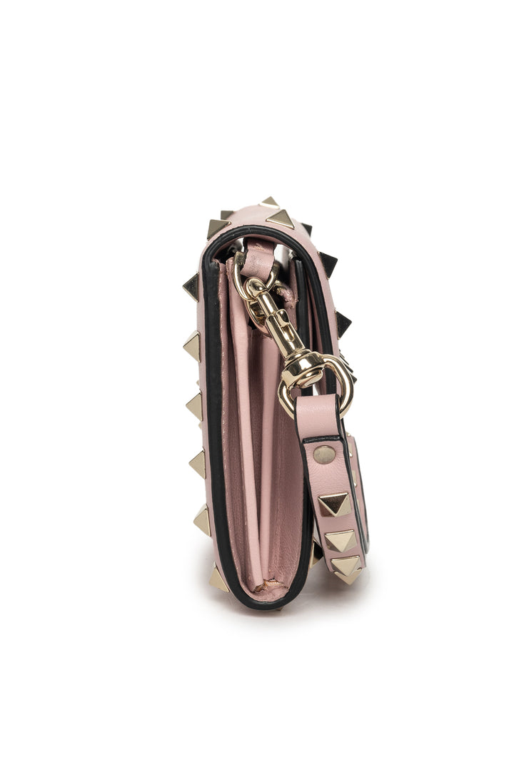 Valentino Rockstud Wristlet Clutch