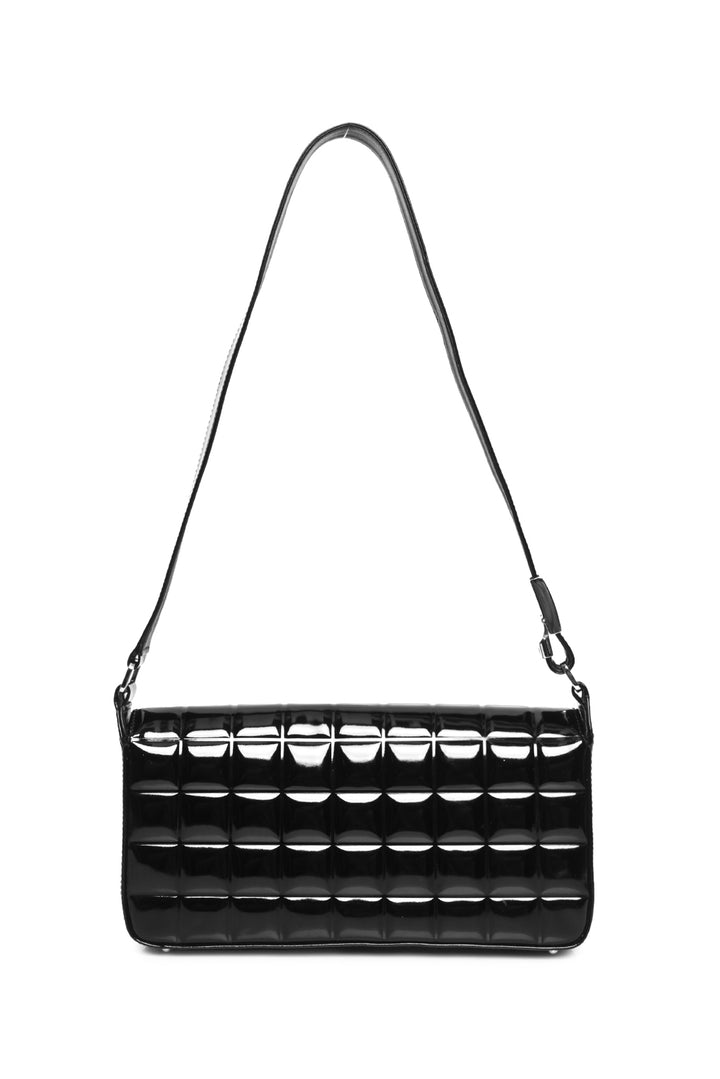 Chanel East West Chocolate Bar Shoulder Bag