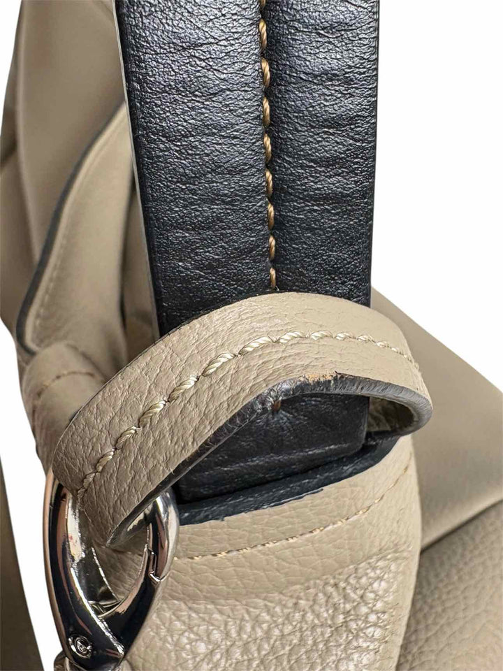 La Canadienne Maisie Taupe Leather  Purse