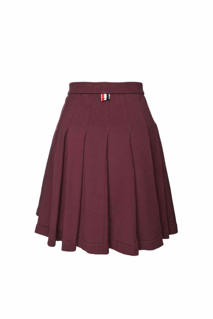 Thom Browne Size 36 Pleated Mini Skirt