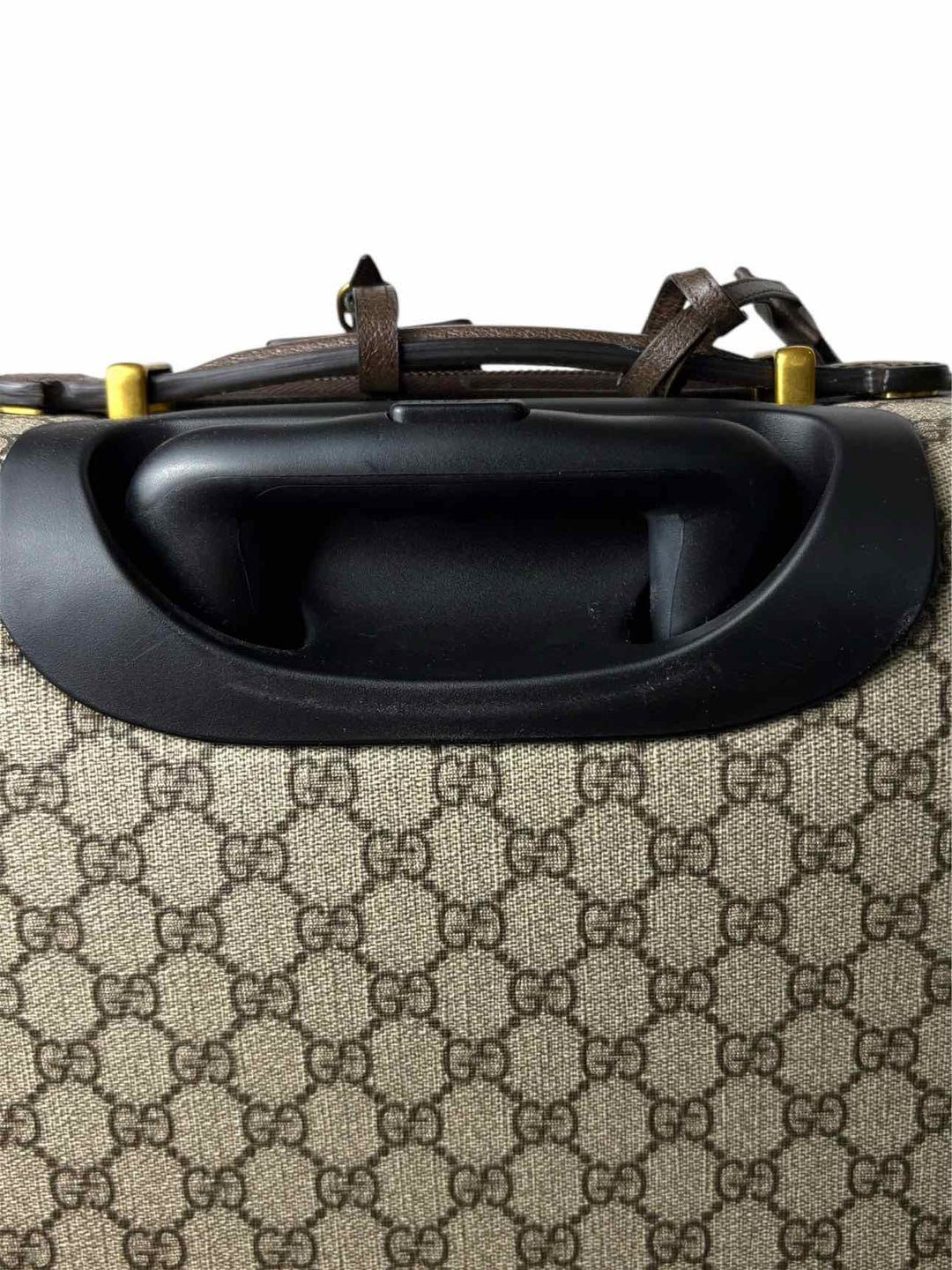 Gucci GG Supreme Web Carry On Rolling Travel Bag Luggage