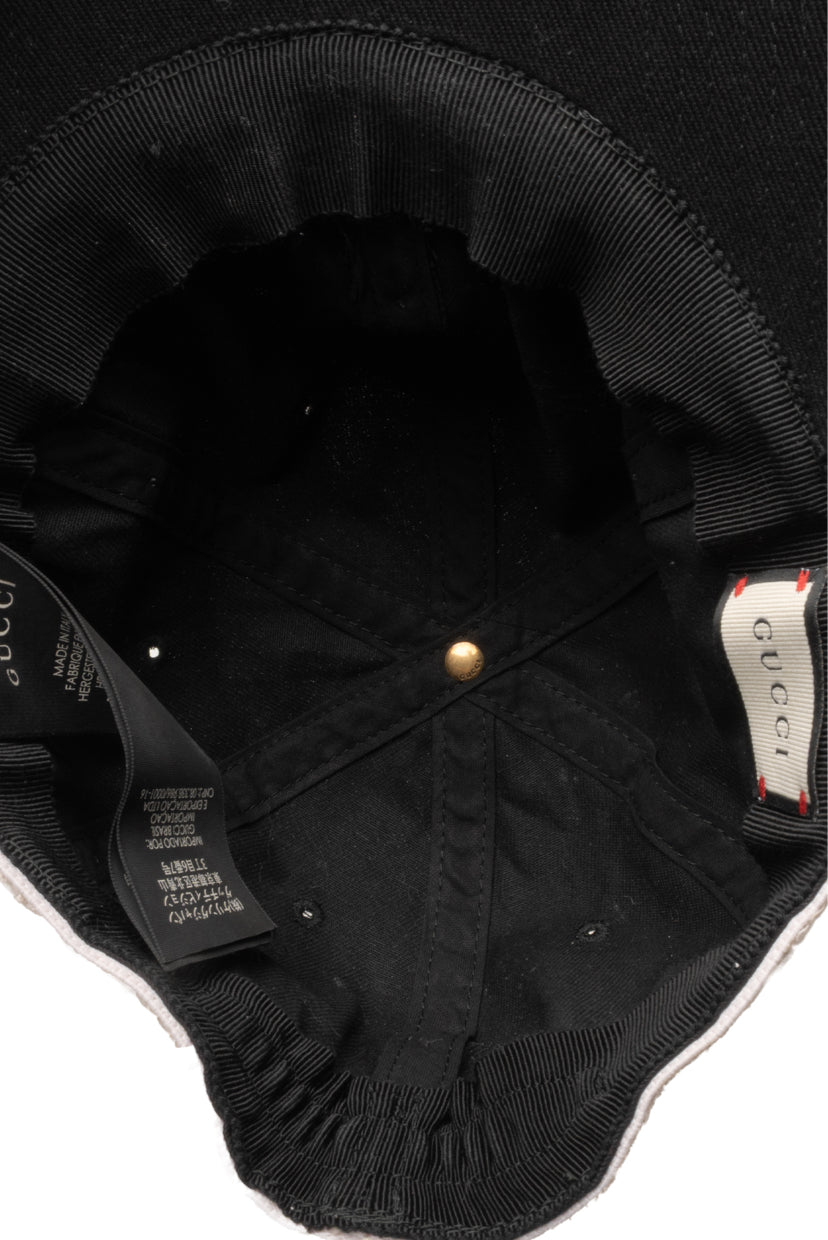 Gucci Size S Logo Print Headband Cap Hat