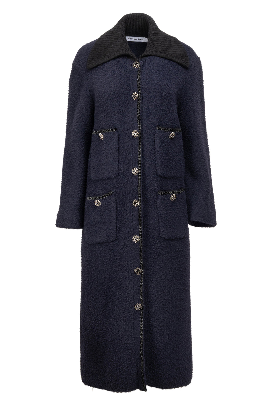 Self Portrait Size M Soft Knit Longline Cardigan