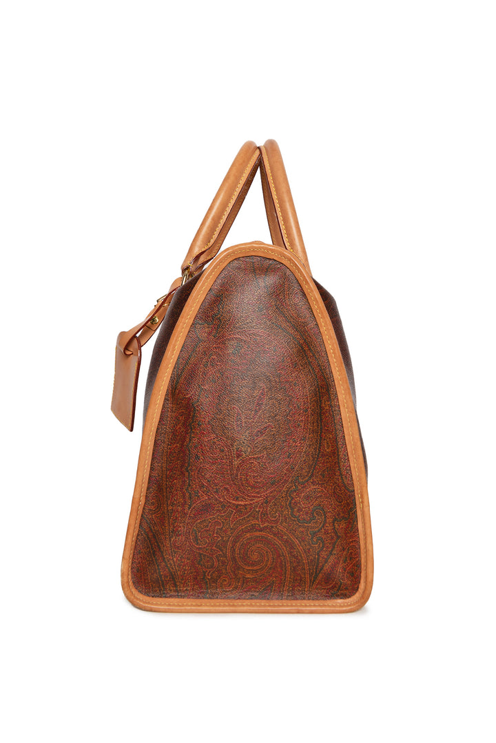 Etro Vintage Paisley Print Duffle Bag