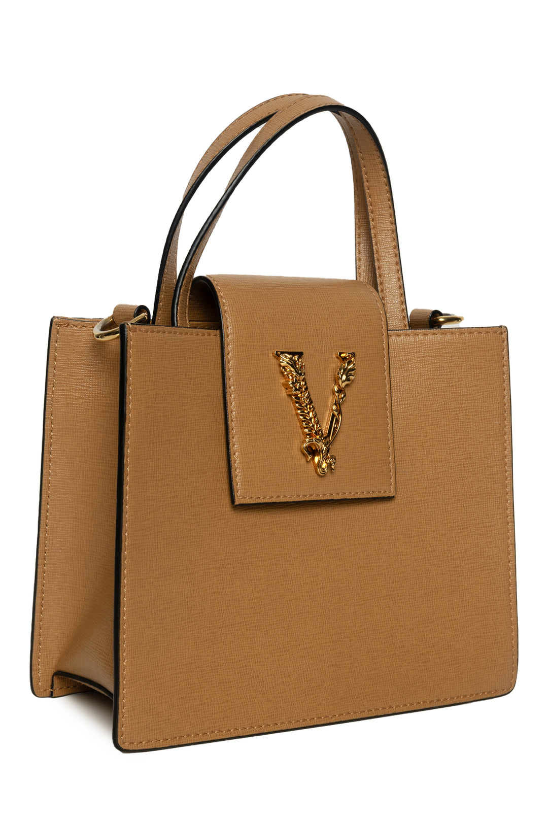Versace Saffiano Leather Virtus Tote