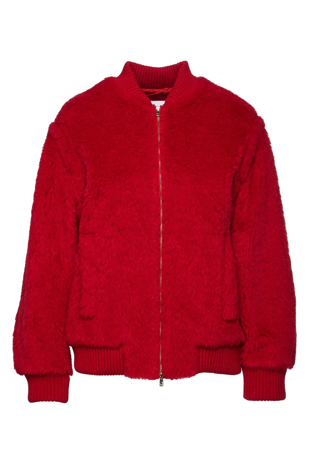Max Mara Size 8 Felice Teddy Bomber Jacket
