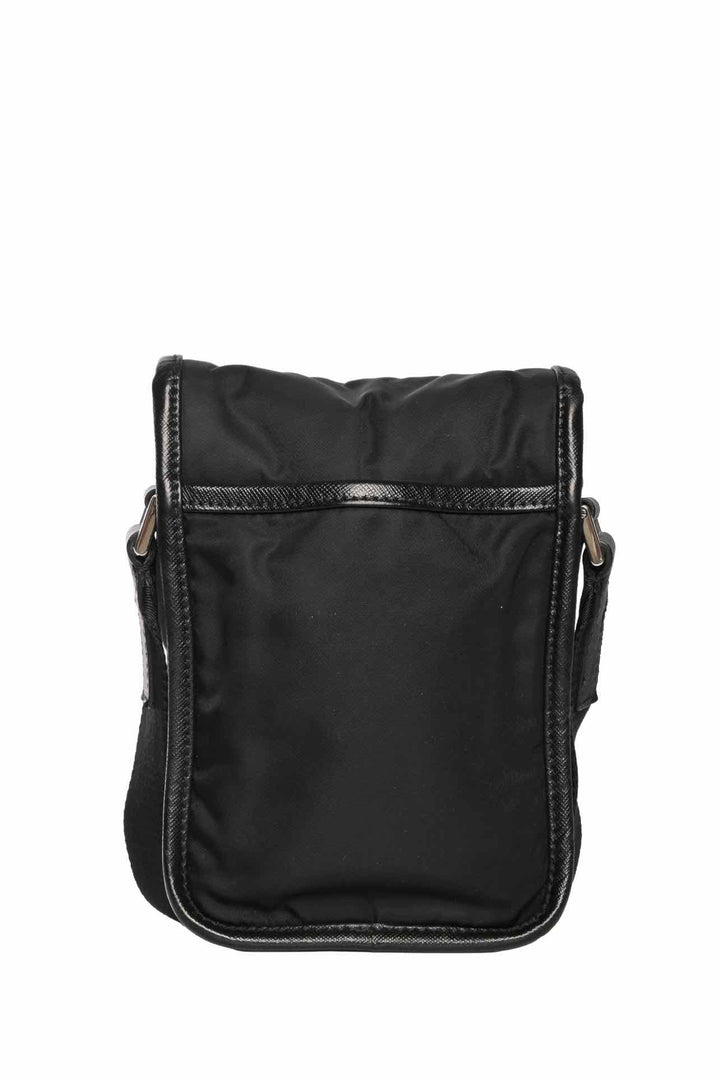 Prada Logo Plaque Buckle Crossbody