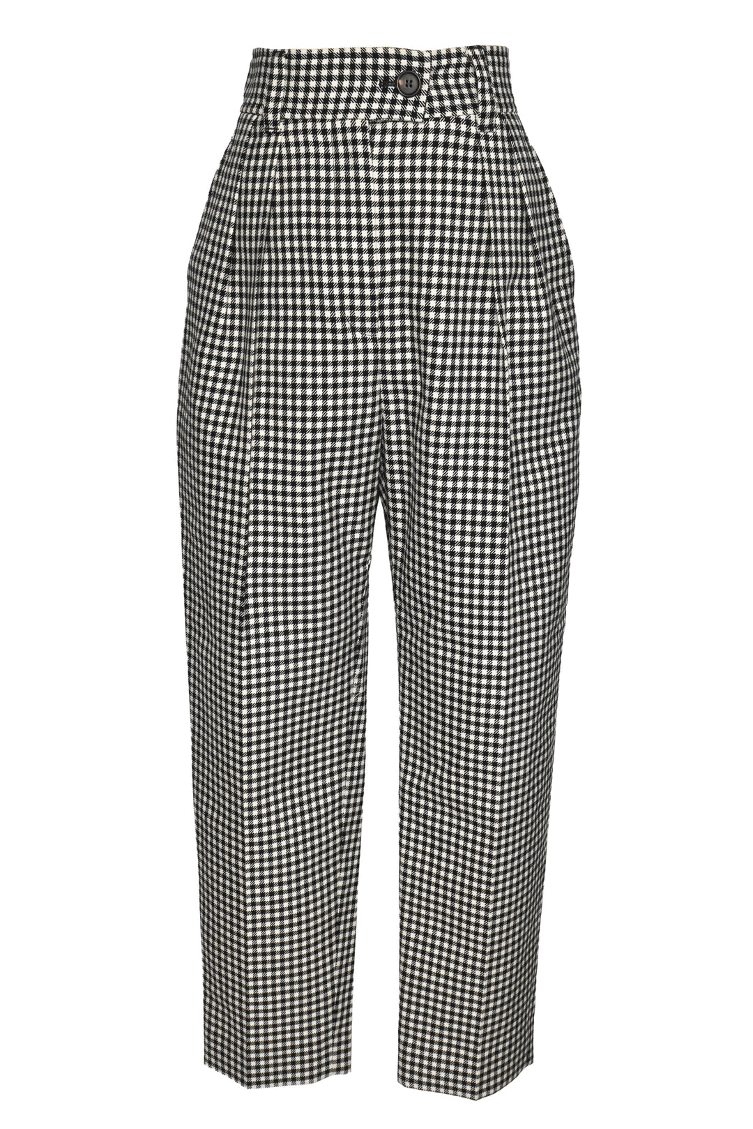 Miu Miu Size 6 2019 Wool Houndstooth Pleated Pants