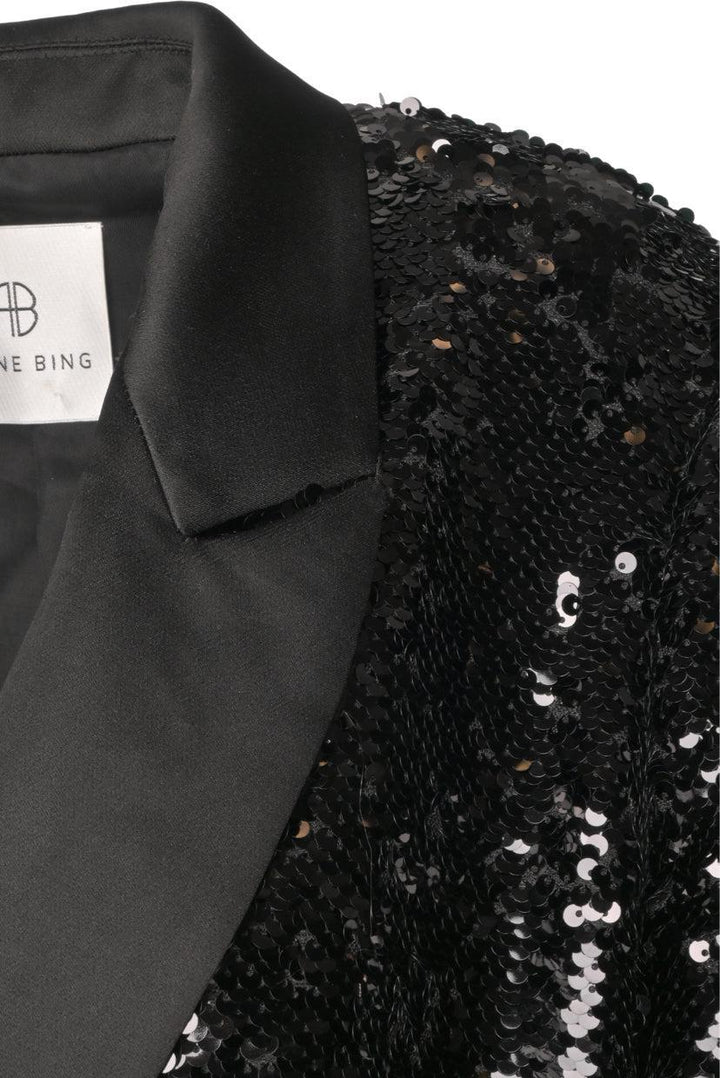 Anine Bing Size L Ace Sequin Blazer