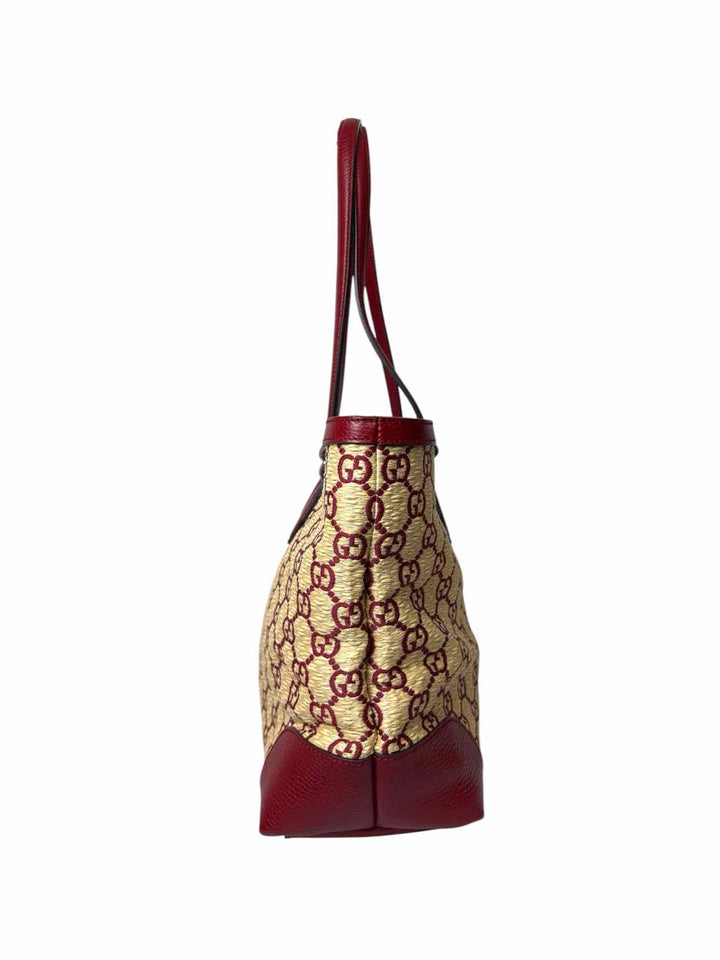 Gucci Raffia Ophidia GG Purse