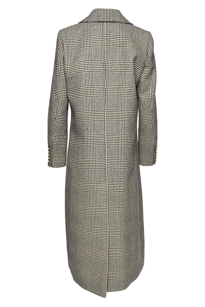 Holland Cooper Size 6 Prince of Wales Mono Double Breasted Coat