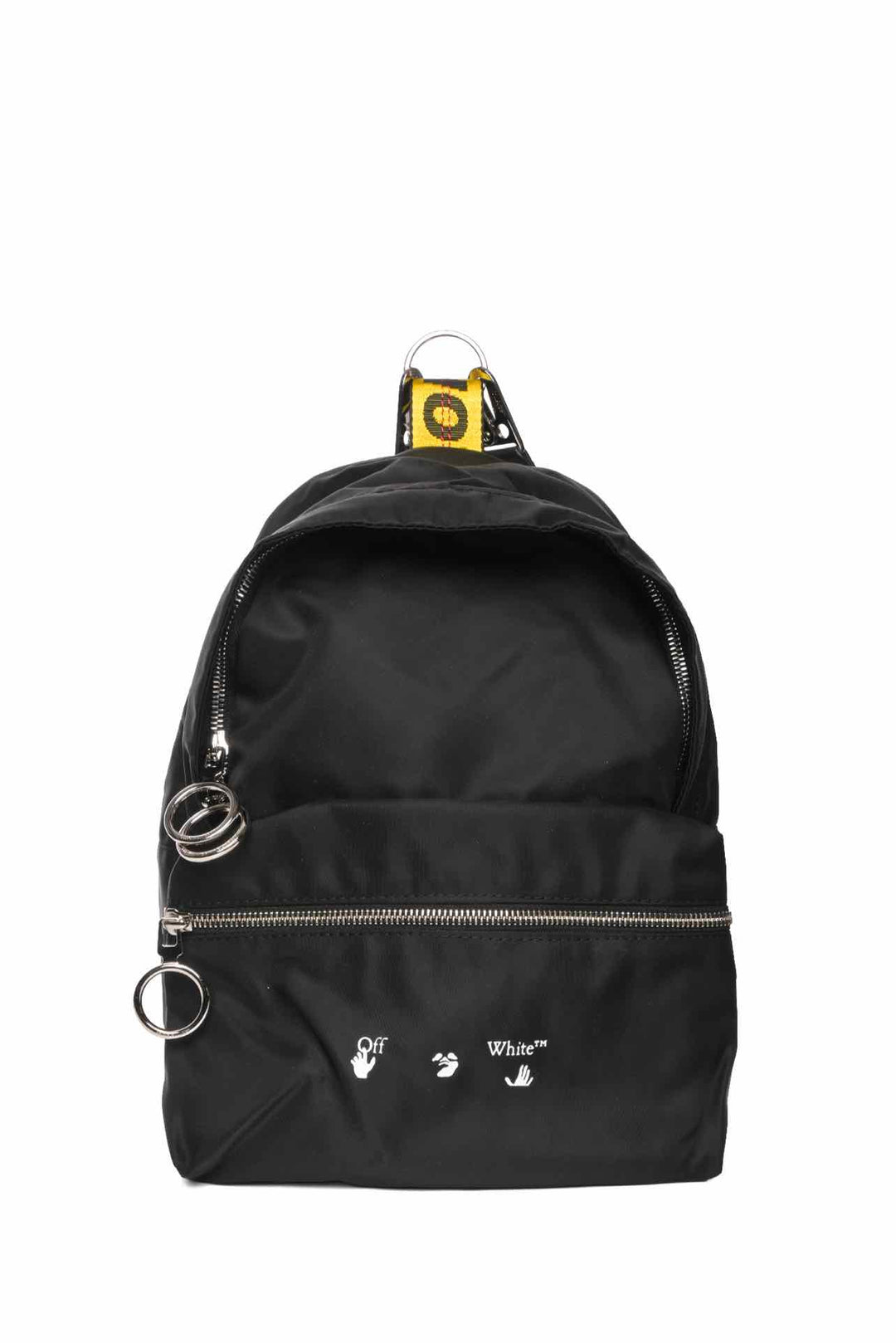 Off White Nylon Mini BackPack