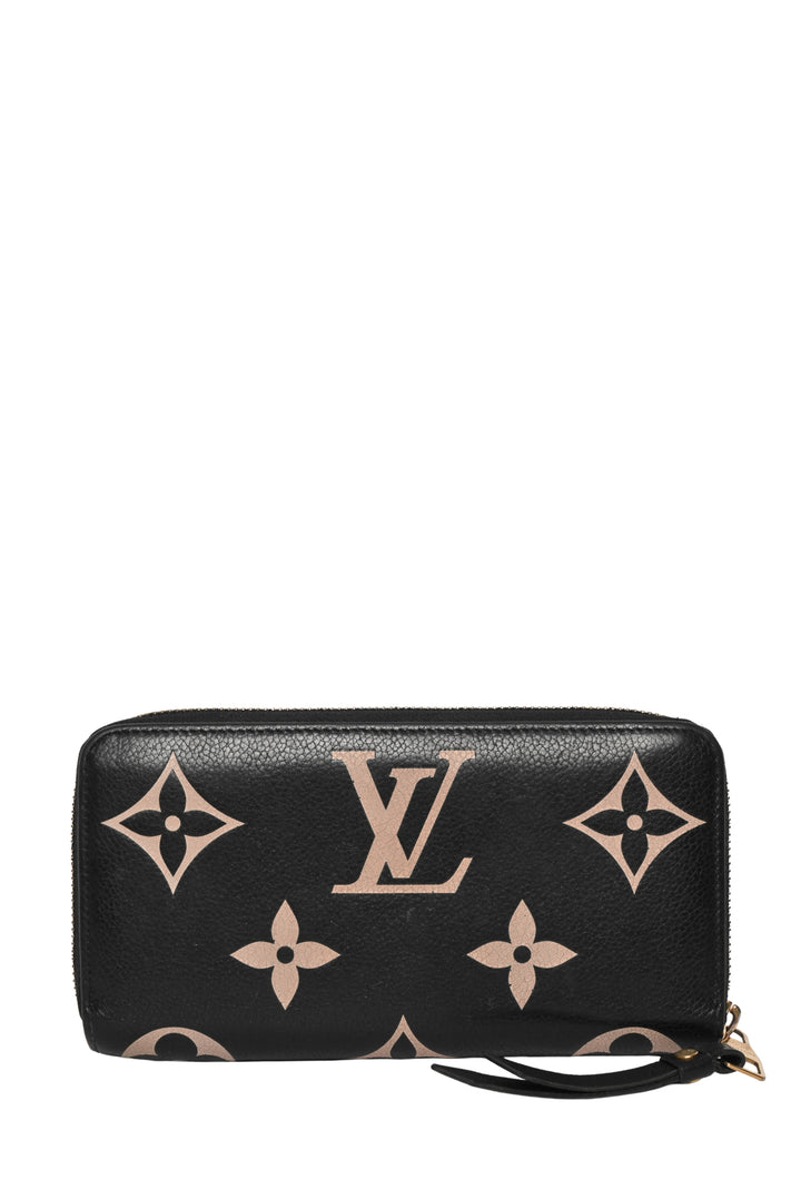 Louis Vuitton Bicolor Monogram Empreinte Zippy Wallet
