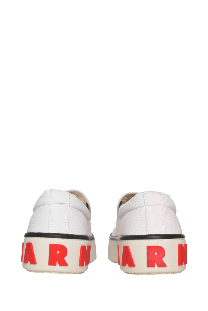 Marni Size 42 Men's Logo Canvas Slip On Sneaker