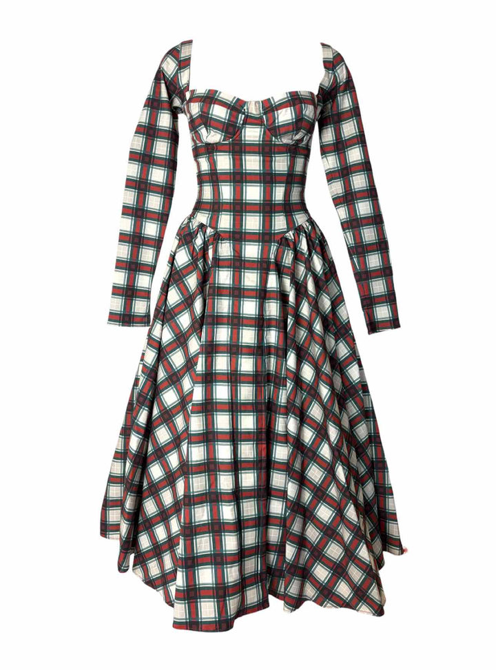 House Of CB London Size S Plaid Dress