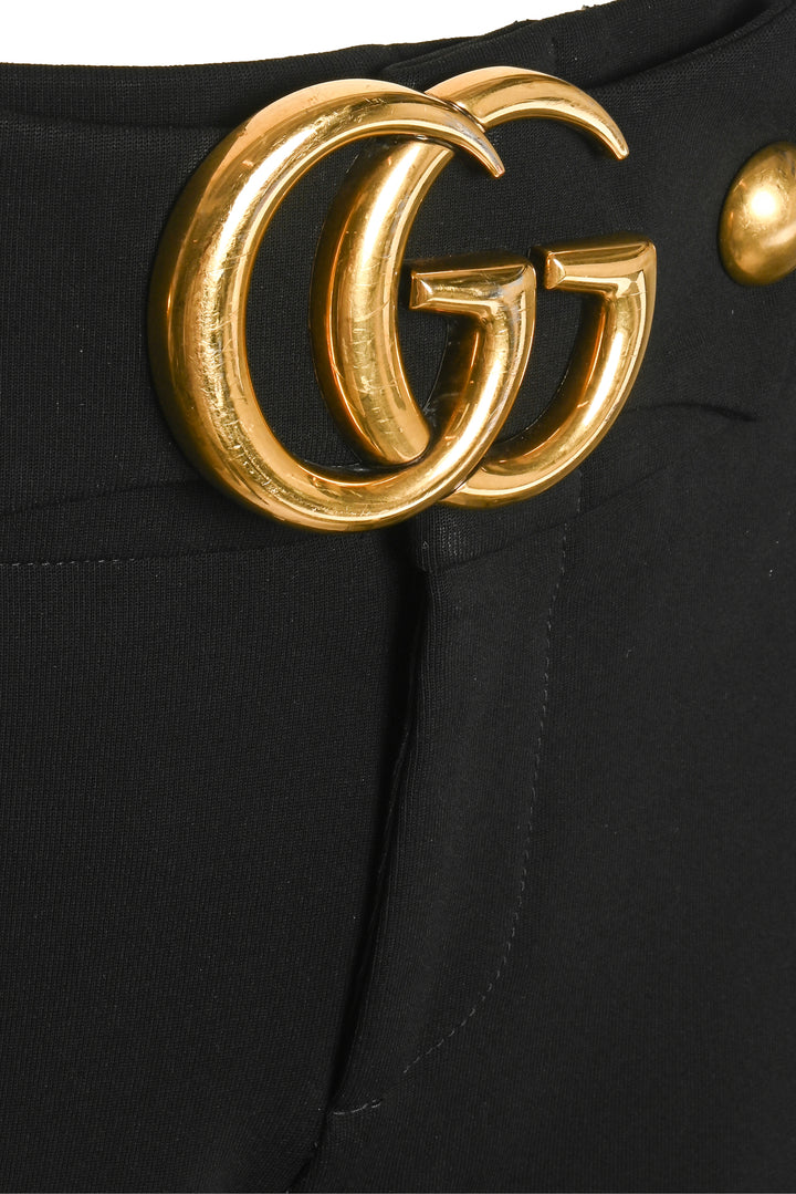 Gucci Size 8 GG Marmont Belt Trousers