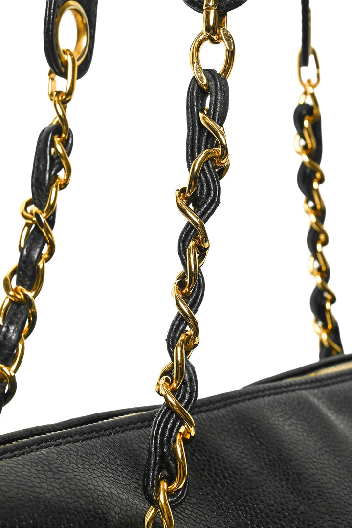 Chanel 1997-1999 Vintage CC Timeless Dome Tote