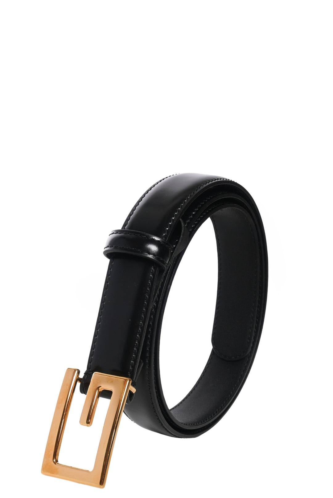Gucci Size 36 Leather Square G Buckle Belt