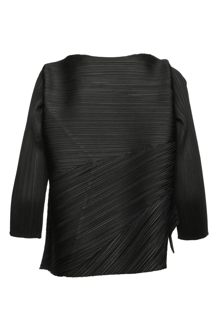 Pleats Please Size 3 Pleated Long Sleeve Tops