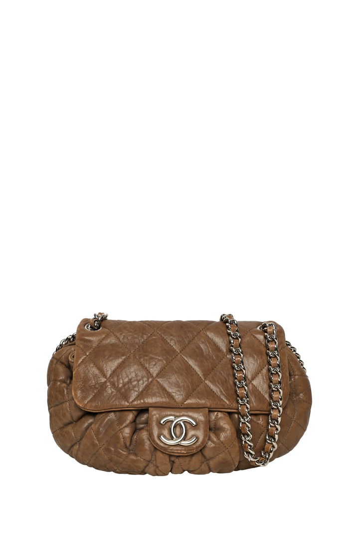 Chanel 2011-2012 Quilted Lambskin Chain Around Shoulder Bag