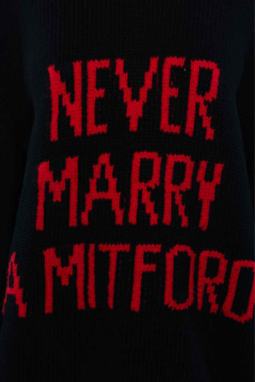 Gucci Size M Men's 'Never Marry a Mitford' Sweater