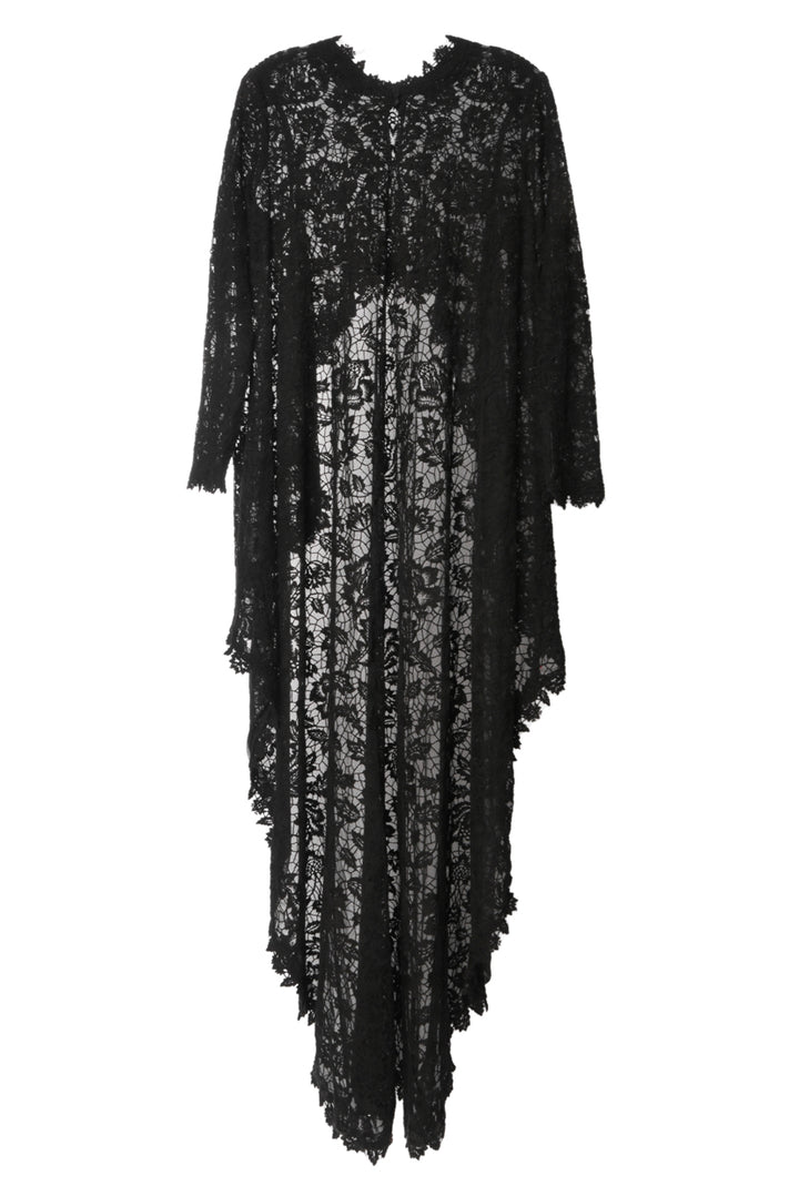 Tadashi Shoji Size XL Cardea High-Low Lace Cape
