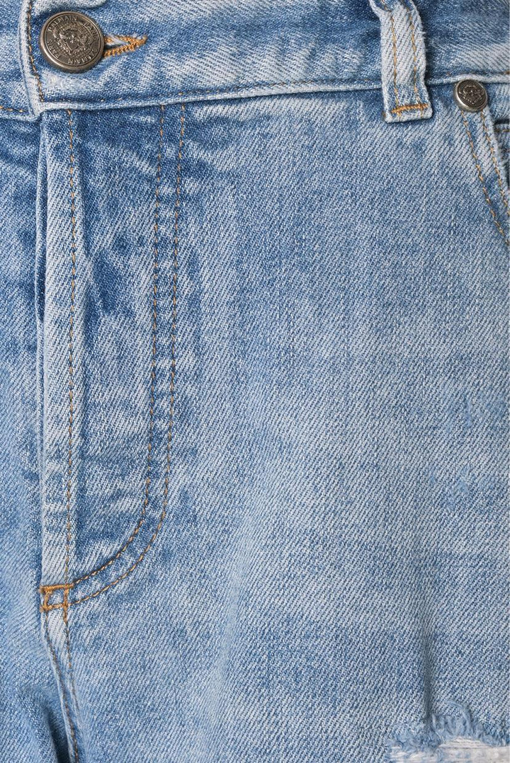 Balmain Size 33 Men's Slim Fit Ripped Jeans