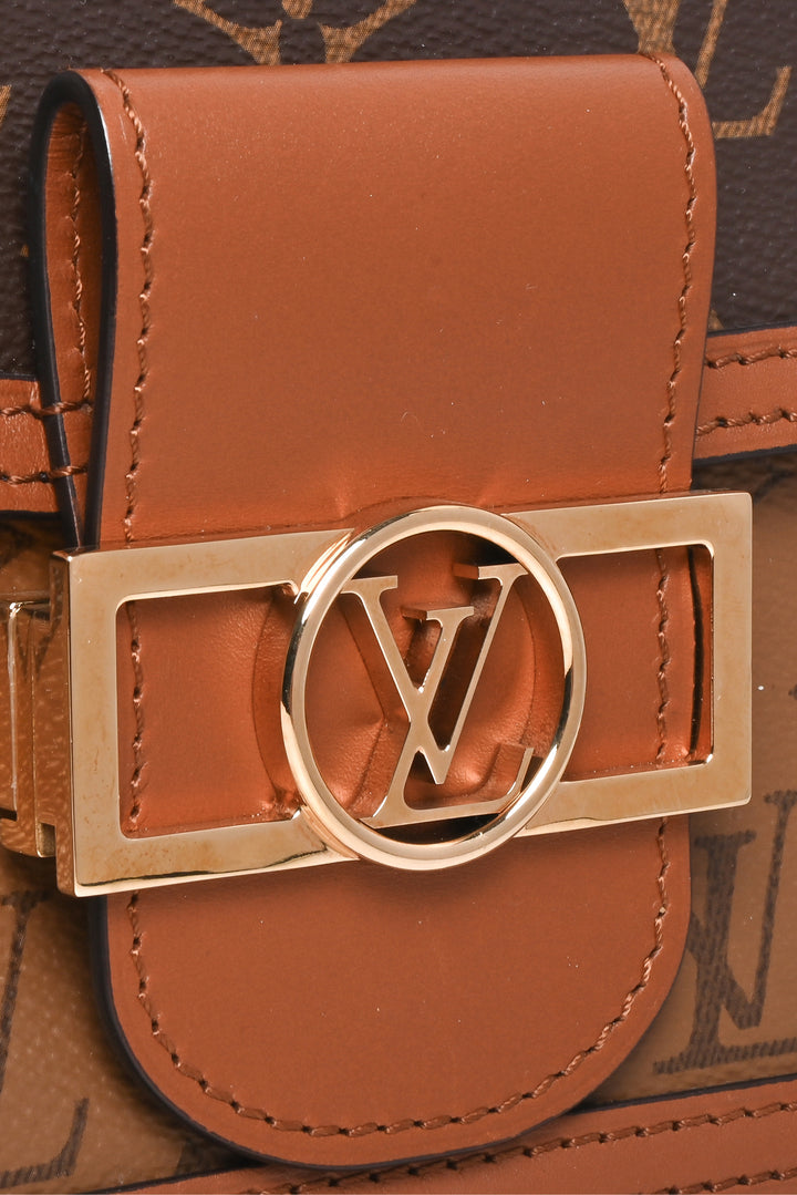 Louis Vuitton 2019 Reverse Monogram Mini Dauphine Shoulder Bag