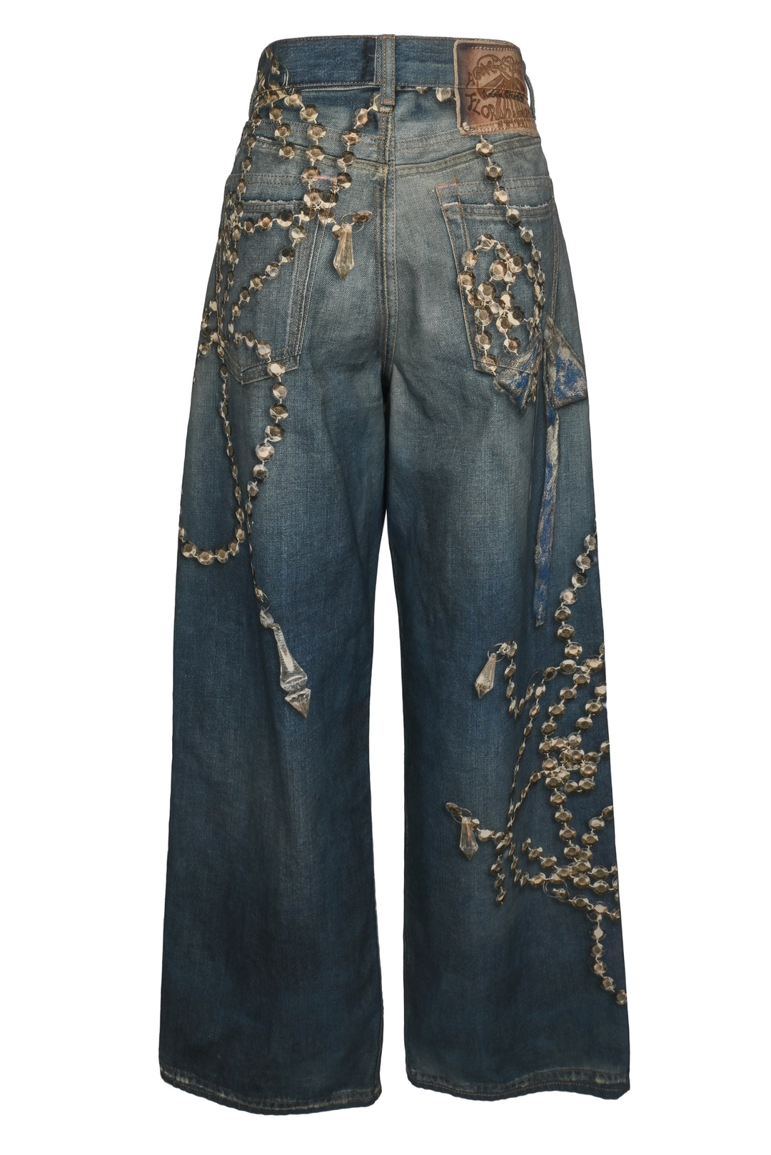 Acne Studios Size 2 Trompe L'oeil Jeans - 1981